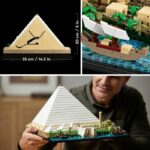 LEGO 21058 Architecture The Great Pyramid of Giza, Creative Hobby Model to Build, World Monument and Decoration - Image 5