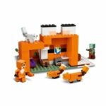 LEGO 21178 Minecraft The Fox's Refuge, Building Toy House, Children from 8 years old, Set with Zombie Minifigures, Animals - Image 3