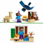 LEGO 21251 Minecraft Steve's Desert Expedition, Video Game Toy, Biome with House and Minifigures - Image 3