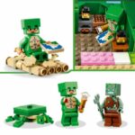 LEGO 21254 Minecraft Turtle Beach House, Toy with Accessories, Video Game Character Minifigures - Image 4