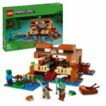 LEGO 21256 Minecraft The Frog House, Toy with Animal Minifigures, Characters: Zombie and Explorer