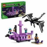 LEGO Minecraft 21264 Ender Dragon & Ship - Set inspired by the video games