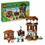 LEGO Minecraft 21278 Pillager Outpost and the Ravager - Game for Boys Ages 9 and Up