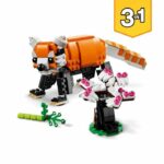 LEGO 31129 Creator 3-in-1 Her Majesty the Tiger, Animal Toys for Girls and Boys Ages 9 and Up, Panda, Fish Minifigures – Bild 4