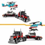 LEGO 31146 Creator 3in1 Trailer Truck with Helicopter, Helicopter Toy and Truck, Plane and Tanker – Bild 3
