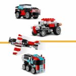 LEGO 31146 Creator 3in1 Trailer Truck with Helicopter, Helicopter Toy and Truck, Plane and Tanker – Bild 4