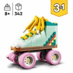LEGO 31148 Creator 3in1 Retro Roller Skates, Toy with Mini-Skateboard and Boombox, Retro Decoration - Image 2