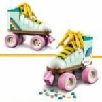 LEGO 31148 Creator 3in1 Retro Roller Skates, Toy with Mini-Skateboard and Boombox, Retro Decoration - Image 3