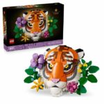 LEGO Art 31217 Wildlife Collection  Tiger  Adult Set  Wall Decoration with Flowers