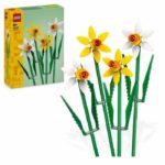 LEGO 40747 Creator Daffodils, Artificial Flower Building Kit, Gift for Teen Girls and Children