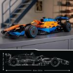 LEGO 42141 Technic The McLaren Formula 1 2022 Race Car, F1 Scale Model, Building Kit, Model Kit for Adults - Image 3