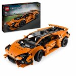 LEGO Technic 42196 Lamborghini Huracán Tecnica Orange Toy Car for 9 Year Olds