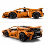 LEGO Technic 42196 Lamborghini Huracán Tecnica Orange Toy Car for 9 Year Olds - Image 3