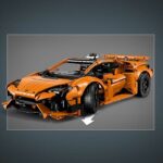 LEGO Technic 42196 Lamborghini Huracán Tecnica Orange Toy Car for 9 Year Olds - Image 4
