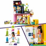 LEGO 42614 Friends Vintage Clothing Store, Model with Olly, Liann and Jordin Mini-Dolls and a Cat Figure - Image 3