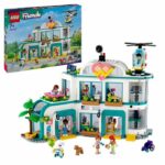 LEGO 42621 Friends Heartlake City Hospital, Toy with Helicopter and Minifigures including Autumn and a Dog