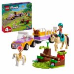 LEGO 42634 Friends Horse and Pony Trailer, Toy with Liann, Zoya and 2 Animal Figures