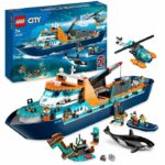 Lego City 60368 The Arctic Exploration Ship, Large Floating Boat toy, Children's gift - Image 2