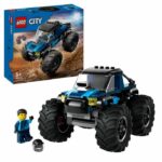 LEGO 60402 City The Blue Monster Truck, Off-Road Truck Toy and Driver Minifigure, Children's Gift