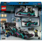 LEGO 60406 City Race Car and Car Transport Truck, Toy with Vehicle, Driver Minifigures - Image 6