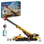 LEGO City 60409 Yellow Mobile Construction Crane, Building Set Gift for Kids