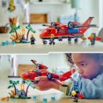 LEGO 60413 City Fire Rescue Plane, Toy with 3 Pilot, Firefighter Minifigures - Image 5