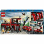 LEGO 60414 City Fire Station and Fire Truck, Dog Figure Toy and 5 Minifigures, Children's Gift - Image 6