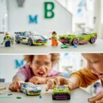 LEGO 60415 City The Chase between the Police Car and the Super Car, Toy with Minifigures, Gift for Children - Image 5