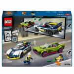 LEGO 60415 City The Chase between the Police Car and the Super Car, Toy with Minifigures, Gift for Children - Image 6