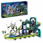 LEGO City 60421 Robot World Amusement Park – Funfair Games for Kids 8 Years Old