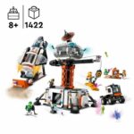 LEGO 60438 City Space Station and Rocket Launch Base, Space Toy, with Robot and 6 Minifigures - Image 2