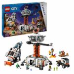 LEGO 60438 City Space Station and Rocket Launch Base, Space Toy, with Robot and 6 Minifigures