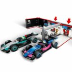 LEGO City 60444 F1 Garage with Mercedes-AMG and Alpine Cars Game for Boys Ages 7 and Up - Image 4