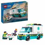 LEGO City 60451 Rescue Ambulance - Building Toy for Boys Aged 5