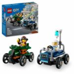 LEGO City 60459 Race Cars Pack: Plane vs. Hospital Bed - Toy for 5 Year Olds