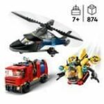 LEGO City 60462 Modular Helicopter, Fire Truck and Submarine - Toy for 7 year olds - Image 2
