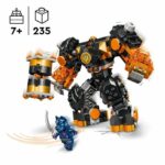 LEGO 71806 NINJAGO Cole's Elemental Robot from Earth, Toy with 2 Characters including a Cole Minifigure, Ninja Gift - Image 2