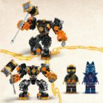 LEGO 71806 NINJAGO Cole's Elemental Robot from Earth, Toy with 2 Characters including a Cole Minifigure, Ninja Gift - Image 3