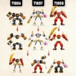 LEGO 71806 NINJAGO Cole's Elemental Robot from Earth, Toy with 2 Characters including a Cole Minifigure, Ninja Gift - Image 4