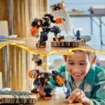 LEGO 71806 NINJAGO Cole's Elemental Robot from Earth, Toy with 2 Characters including a Cole Minifigure, Ninja Gift - Image 5