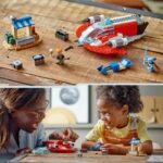 LEGO 75384 Star Wars The Crimson Firehawk, Building Toy with Speeder Bike and Minifigures - Image 6