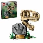 LEGO 76964 Jurassic World Dinosaur Fossils: T. Rex Skull, Dino Toy, Decor for Children’s Room