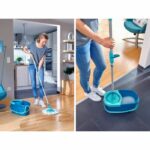 Leifheit 52101 Set Clean Twist Disc Mop Ergo Easy-to-use floor washer, bucket and mop, telescopic handle - Image 3