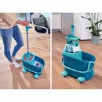 LEIFHEIT Clean Twist M Ergo mobile 52121 Floor cleaning kit - Floor mop with cover, easy-spin bucket, wheels - Image 4