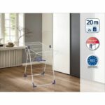 LEIFHEIT 81408 Dryer on semi-automatic closing opening feet 20 meters CLASSIC 200 Flex white & blue - Image 2