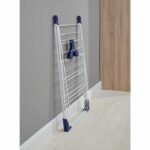 LEIFHEIT 81408 Dryer on semi-automatic closing opening feet 20 meters CLASSIC 200 Flex white & blue - Image 3