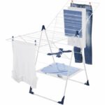 Freestanding clothes dryer - LEIFHEIT - Classic 250 Flex - 81409 - Easy opening / closing - Laundry net - 25 m - White - Image 3