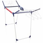 LEIFHEIT PEGASUS 200 comfort foot dryer - W 167 x D 66 x H 87 cm - 2 waved wires