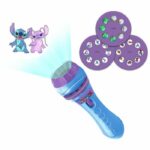 LEXIBOOK - 2 in 1 story projector and Disney Stitch flashlight (3 discs - 24 images included) - Blue - LTC050D