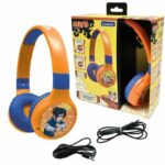 Naruto Comfortable and Foldable 2 in 1 Bluetooth and Wired Headset with Sound Limiting